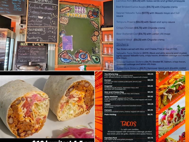 Ukee Dogs Taqueria Menu