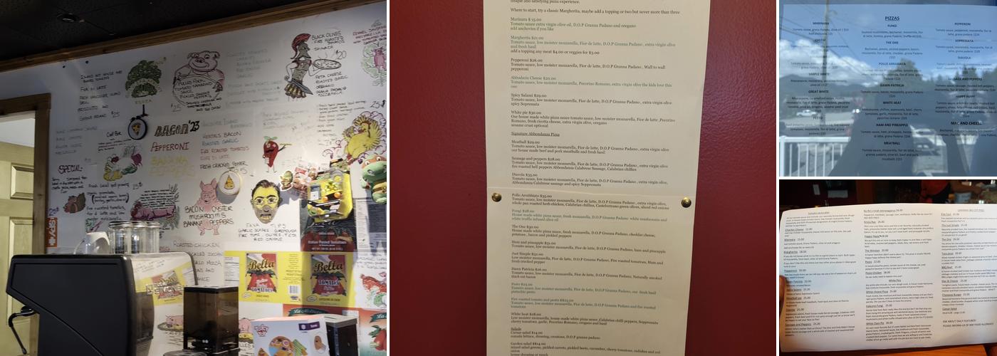 Abbondanza Menu