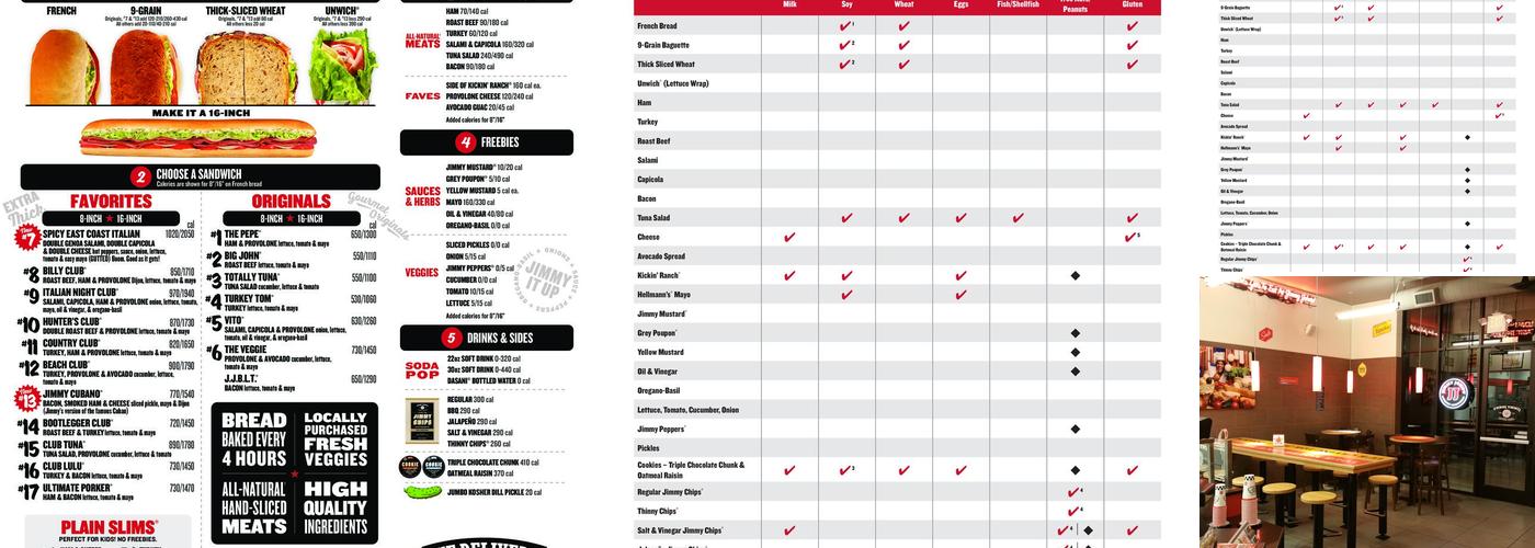 Jimmy John's Menu