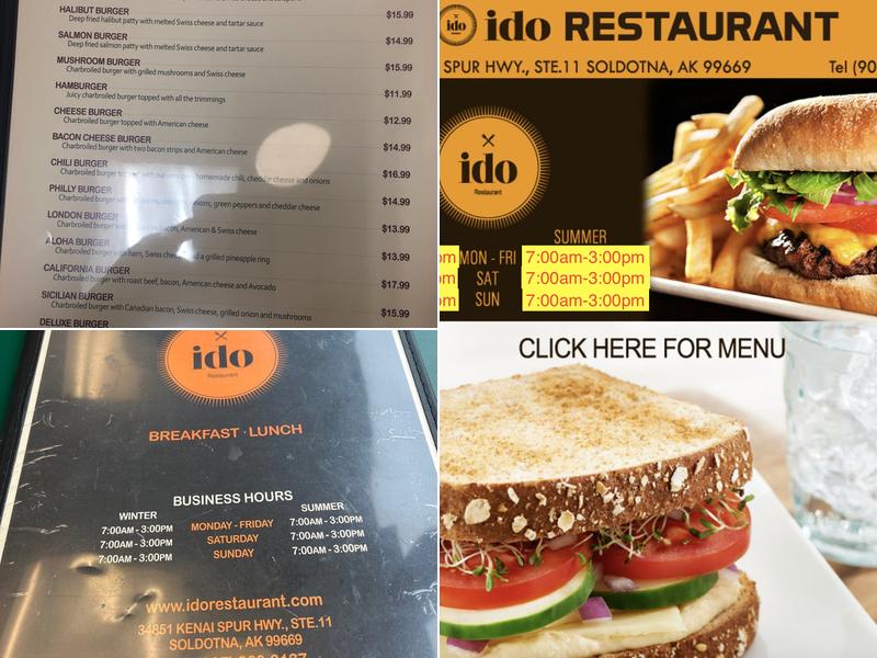 ido RESTAURANT Menu