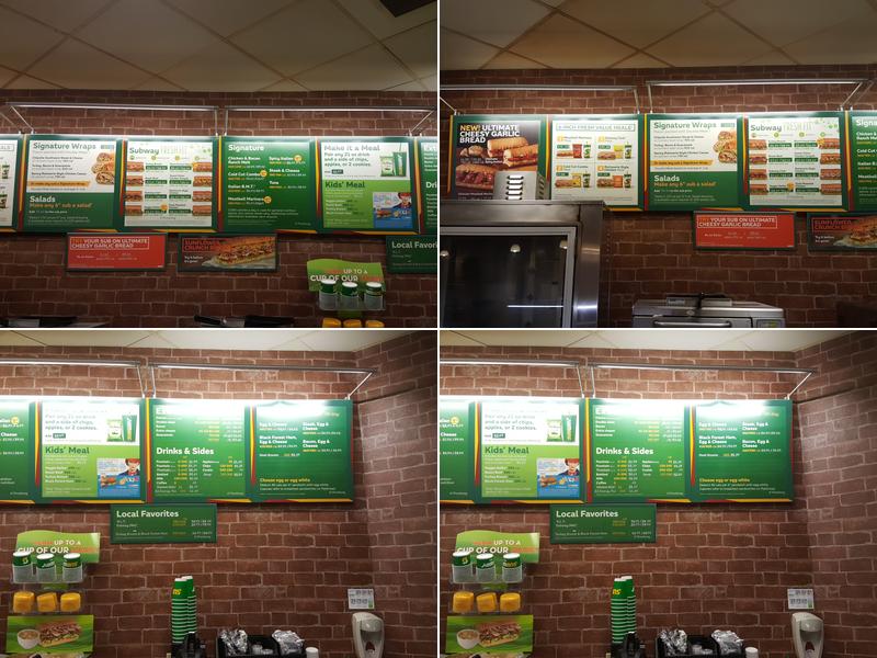 Subway Menu