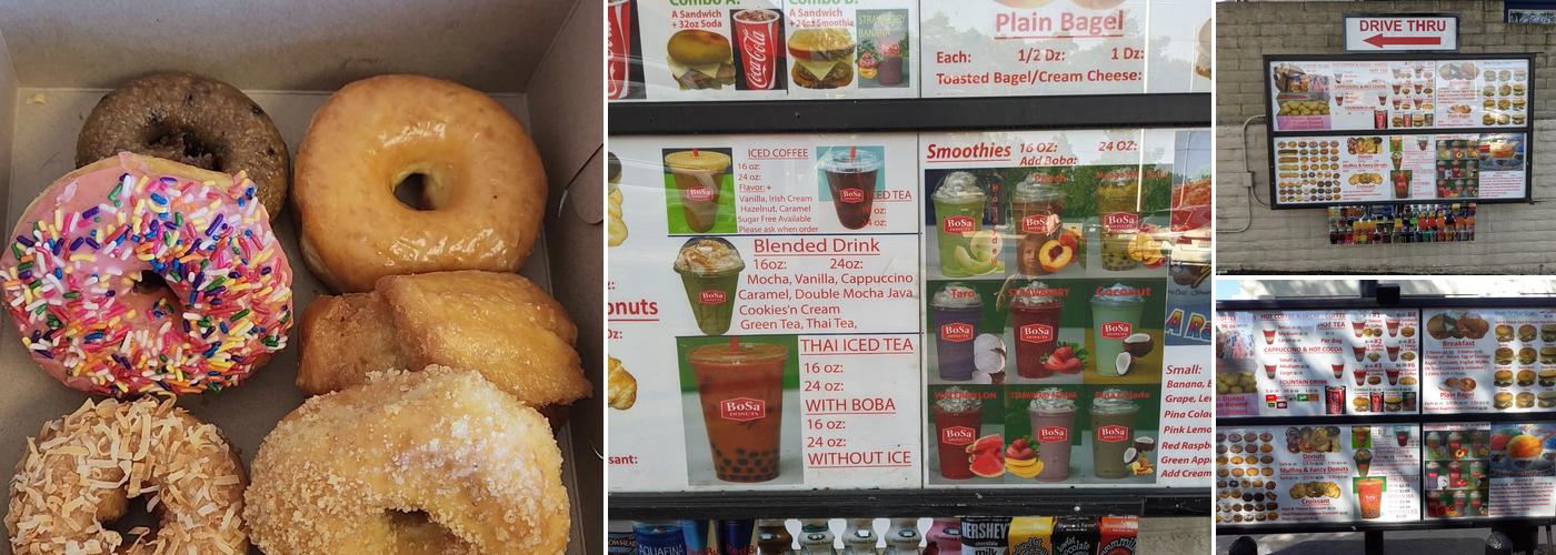 Bosa Donuts Menu