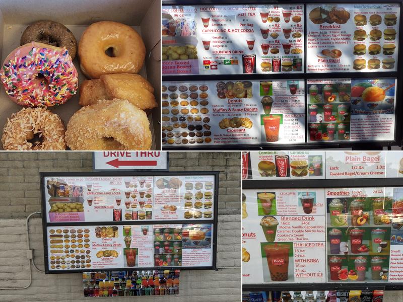 Bosa Donuts Menu