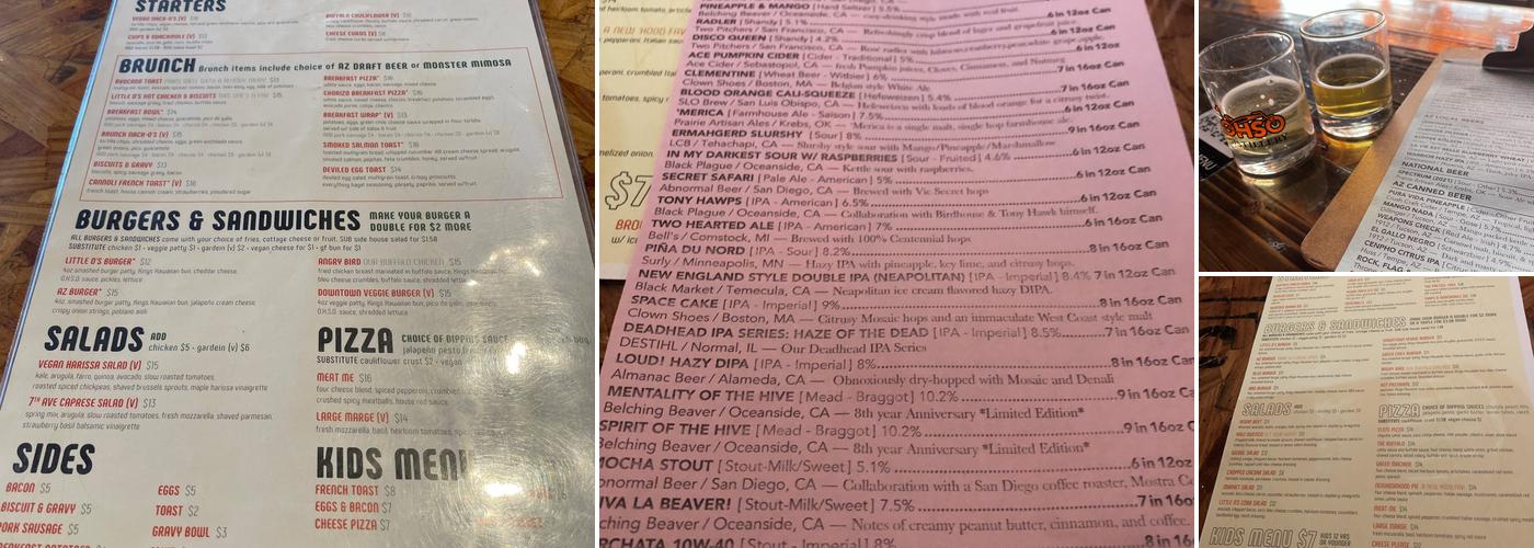 Little O's 7th Ave Menu