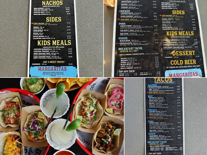 Rusty Taco Menu