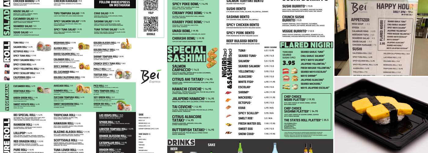 Bei Express Menu