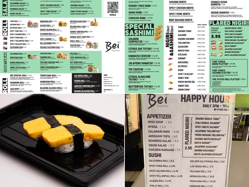 Bei Express Menu