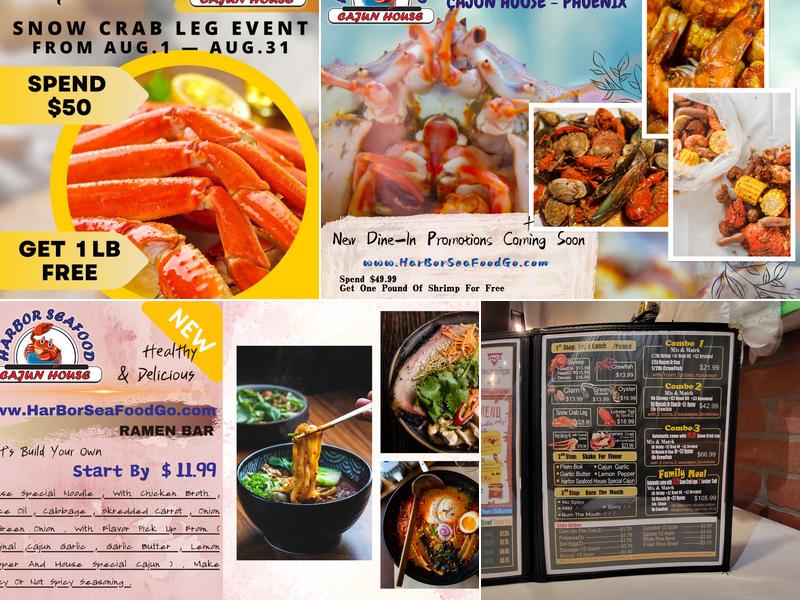 Harbor Seafood Cajun House Menu