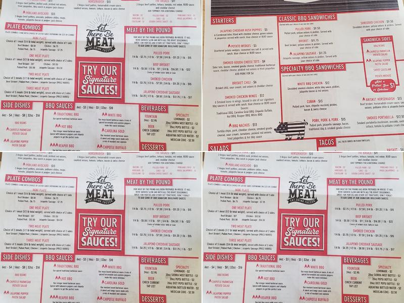 Boulevard BBQ & Fixins Menu