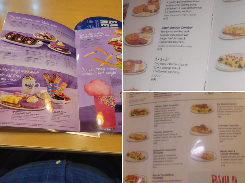 IHOP Menu