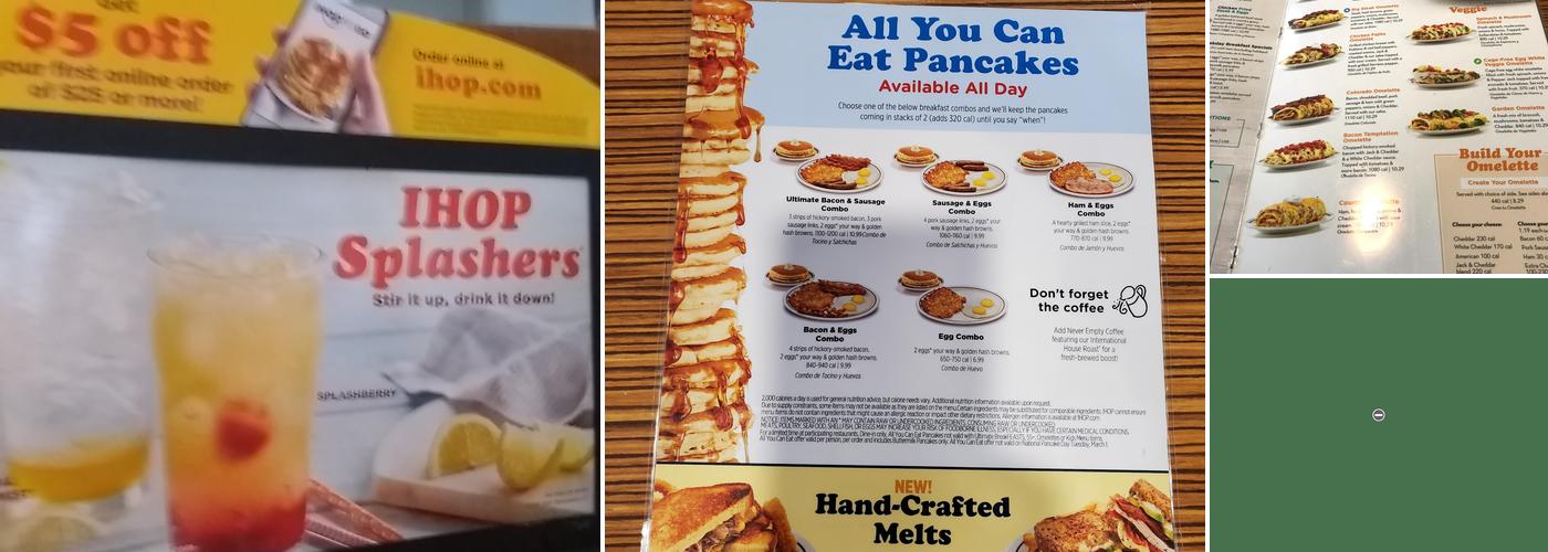 IHOP Menu