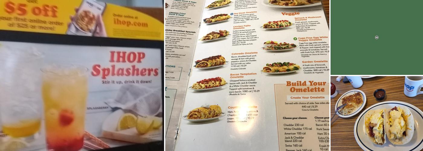 IHOP Menu