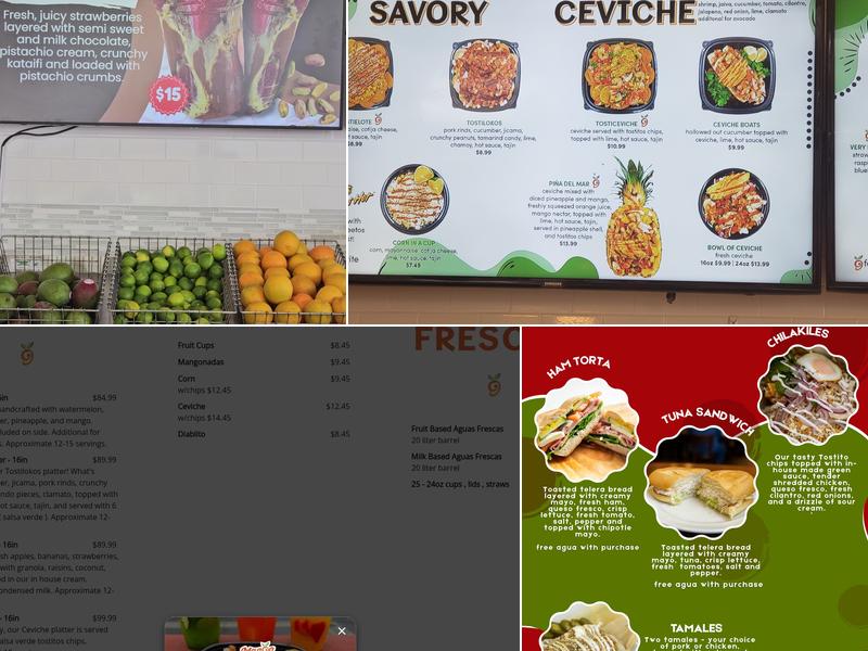 Mango Crazy Menu