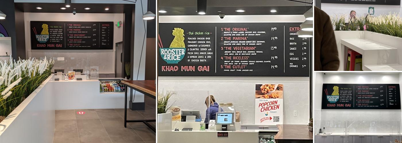 Rooster & Rice Menu