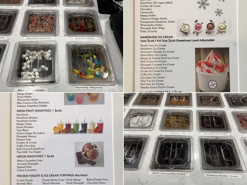 Ice Splash Menu