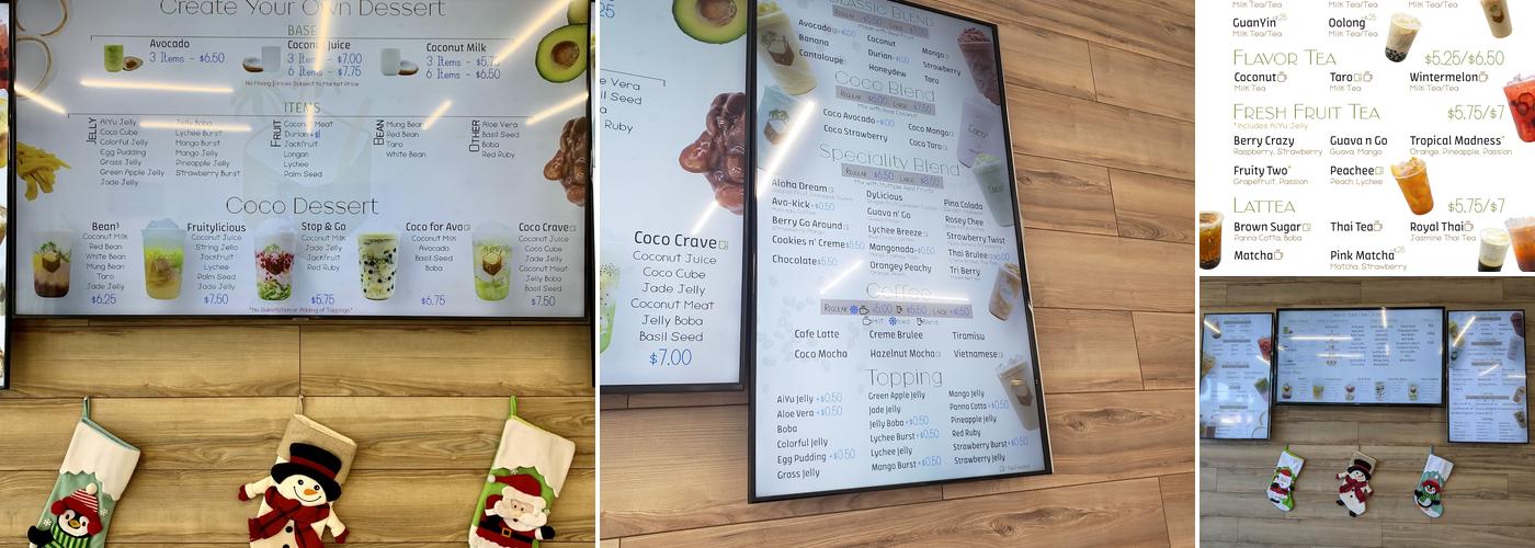 Coco^3 Menu