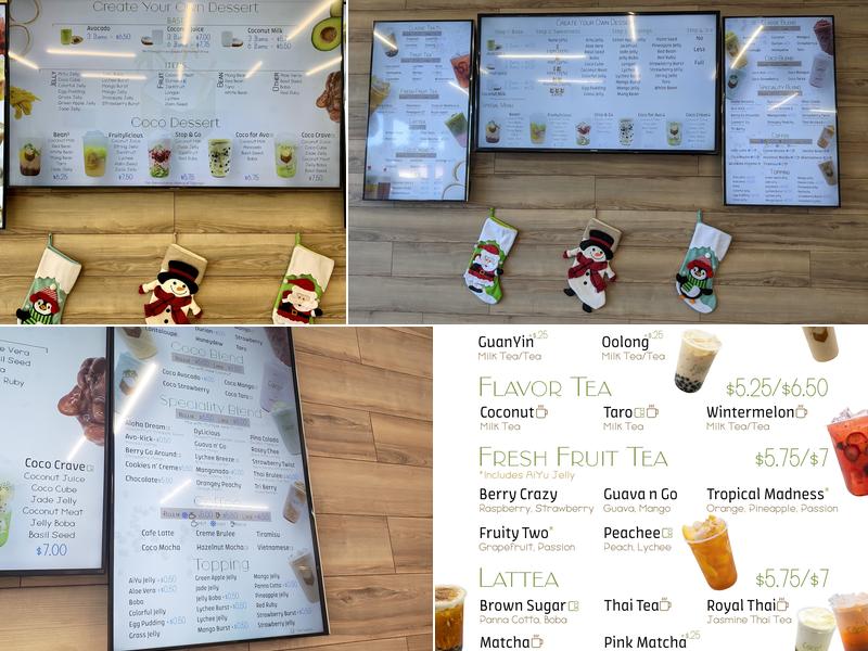 Coco^3 Menu