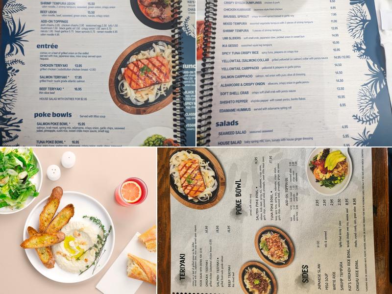 Umigame Japanese Kitchen Menu