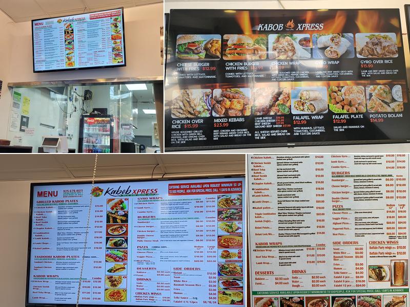 Kabob Xpress Menu
