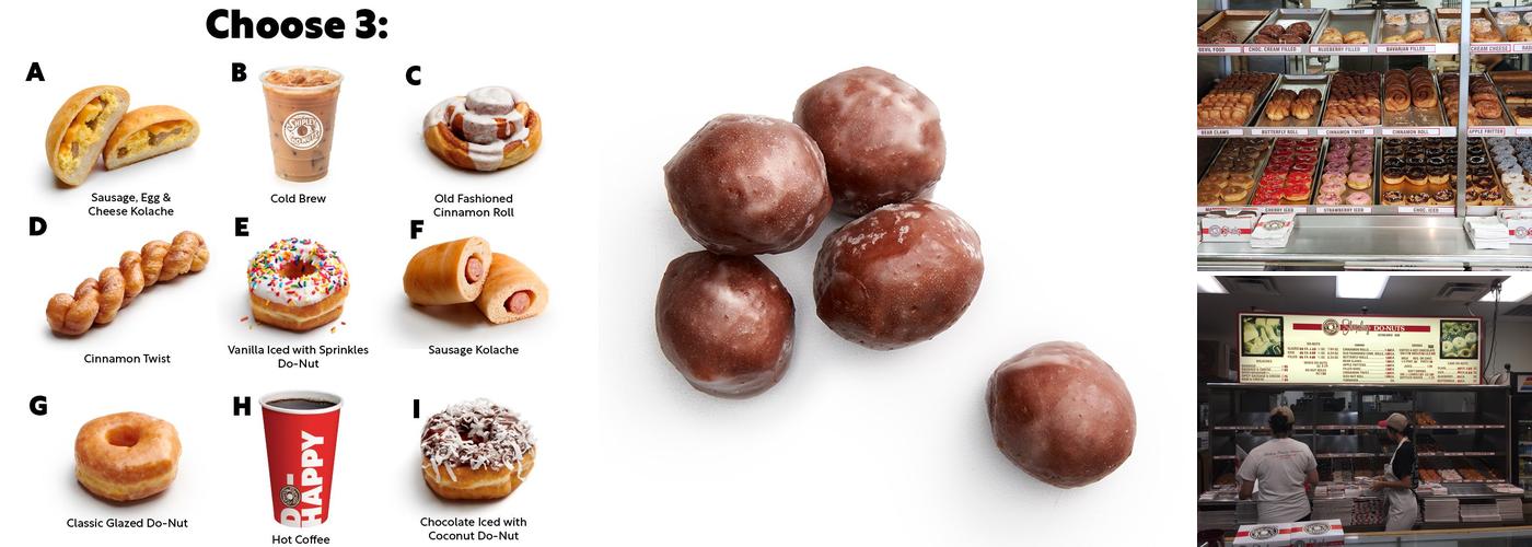 Shipley Do-Nuts Menu