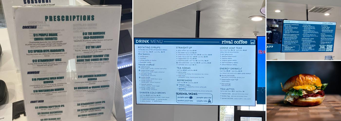 Rival Coffee Co. - Murrieta Menu