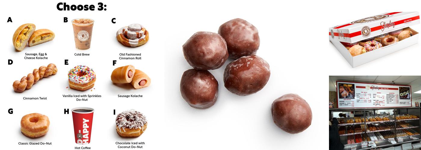 Shipley Do-Nuts Menu