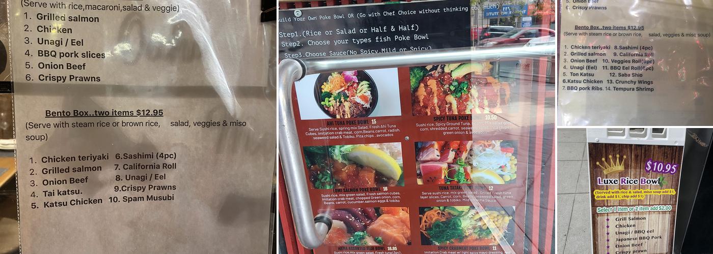 Kitchen Aloha Menu