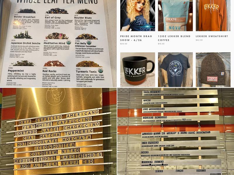 Lekker Coffee & Watering Hole Menu