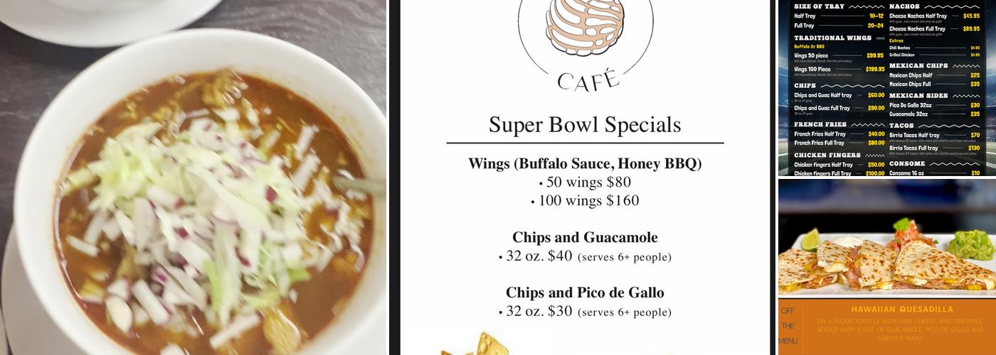 Rebecca's Café Menu