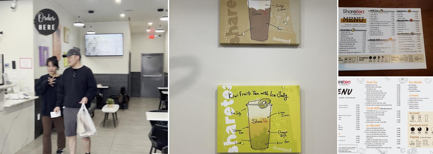 Sharetea South Philly Menu