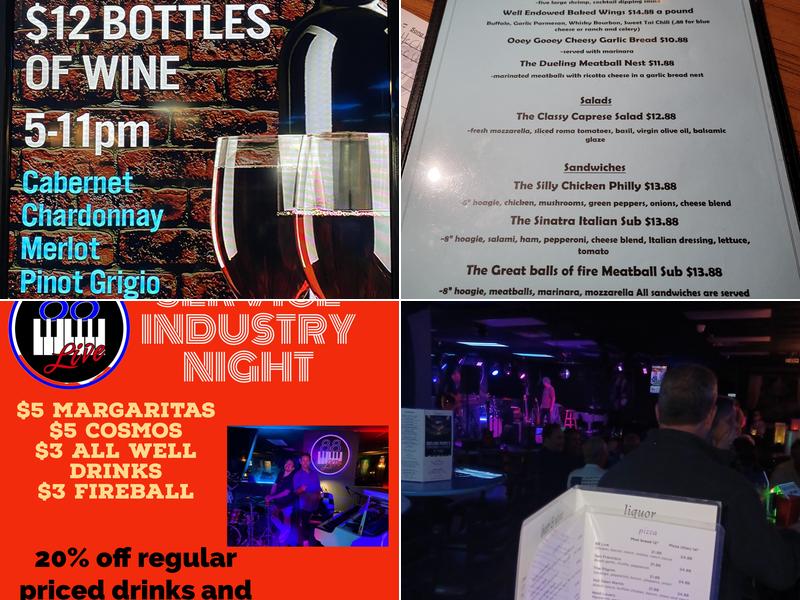 88 Live Piano Bar and more! Menu