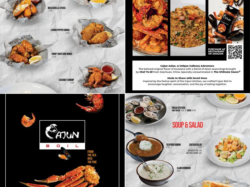 Cajun Boil Brickell Menu
