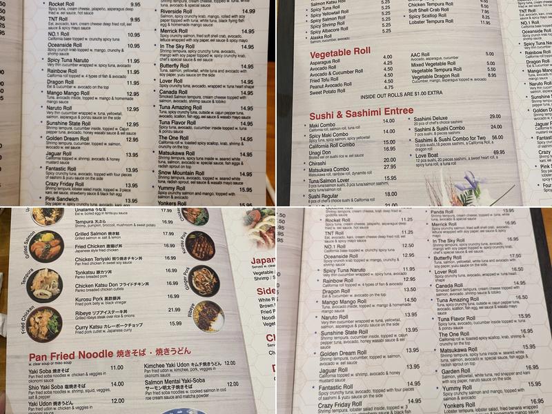Matsukawa Sushi & Ramen Cuisine Menu