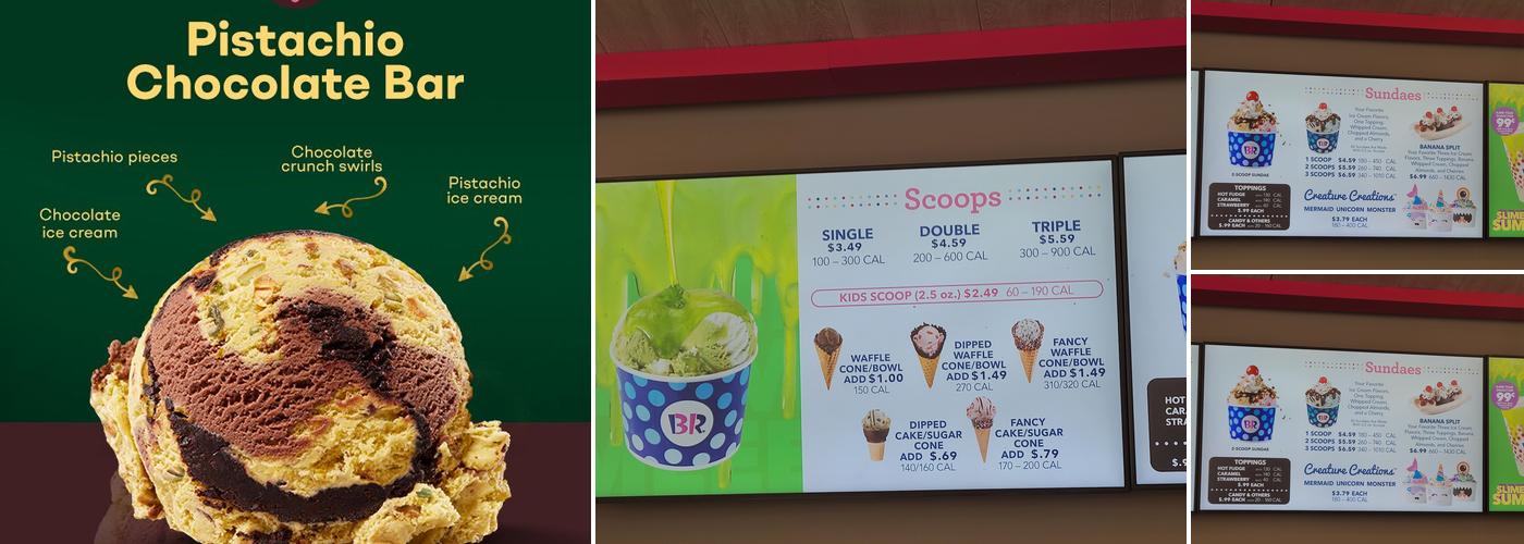 Baskin-Robbins Menu