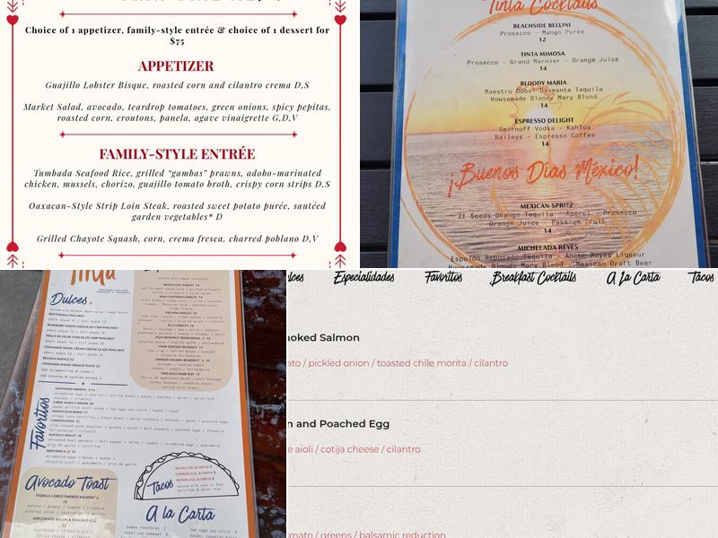 Tinta Menu