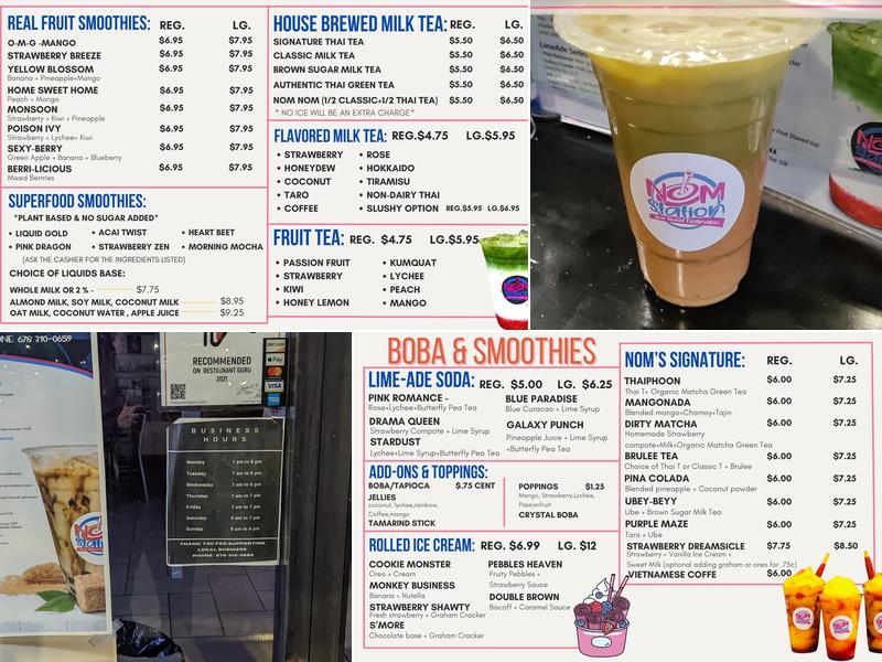 Nom Station Menu