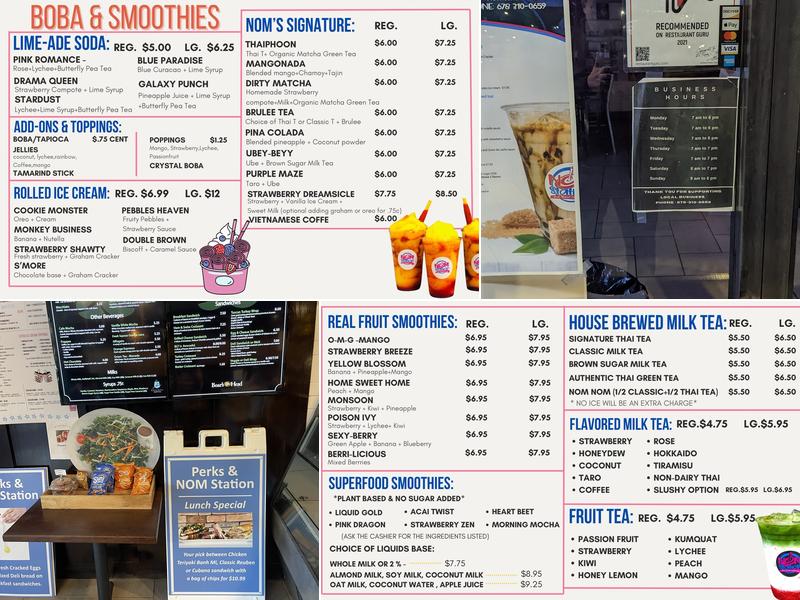 Nom Station Menu
