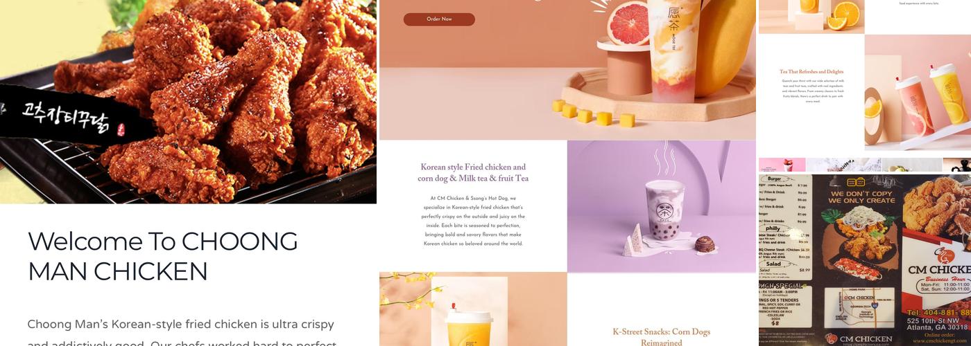 CM Korean Fried Chicken & Ssong’s Hot Dog Menu