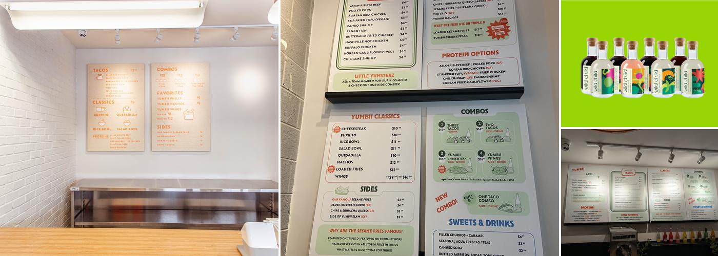 Yumbii @ Toco Hills Menu