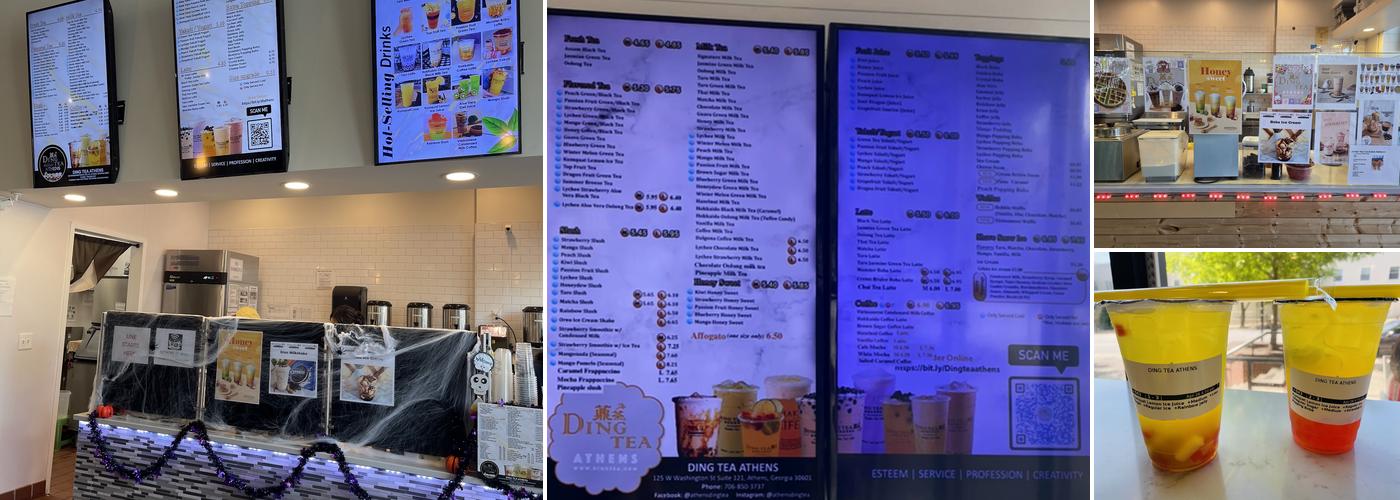 Ding Tea Athens Menu