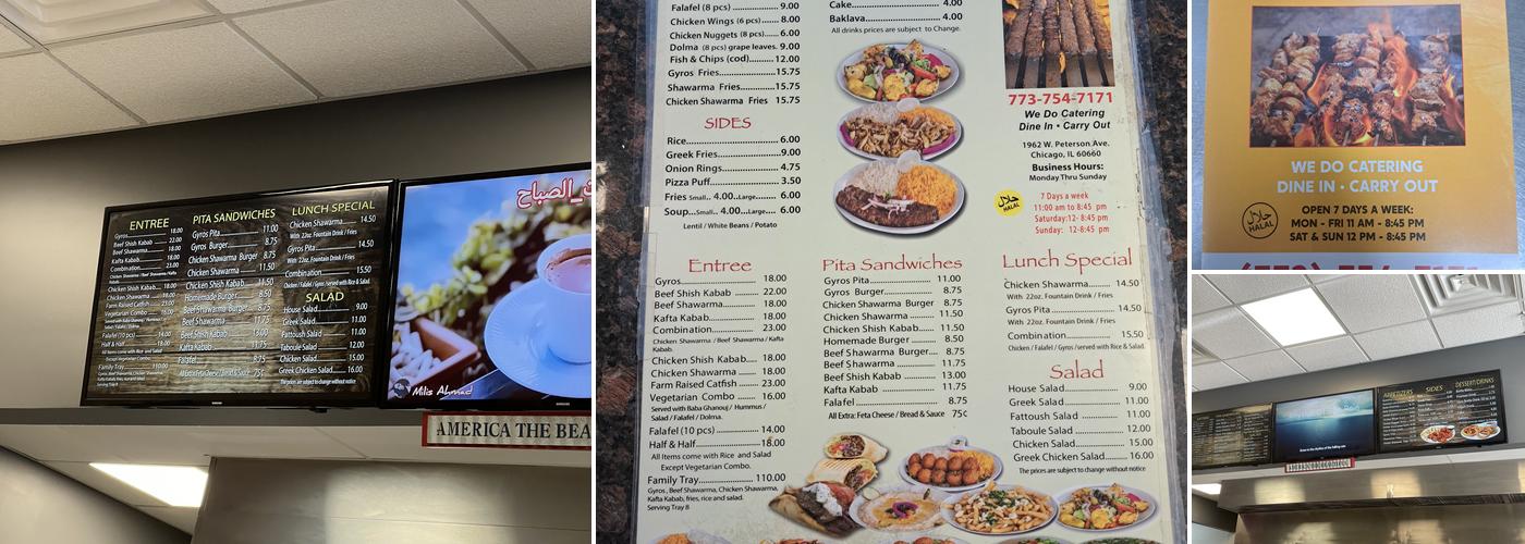 Mr. Kabab Menu