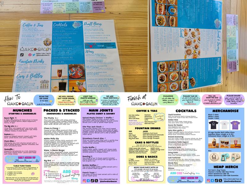 Wake ‘n Bacon Menu