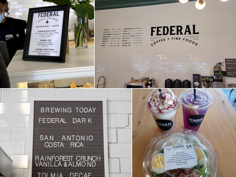Federal Coffee + Fine Foods Menu