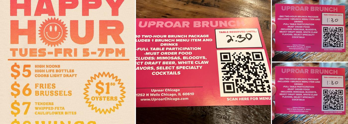 Uproar Menu