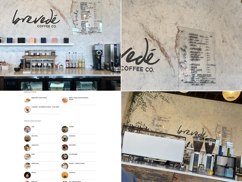 Brevede Coffee Distillery District Menu