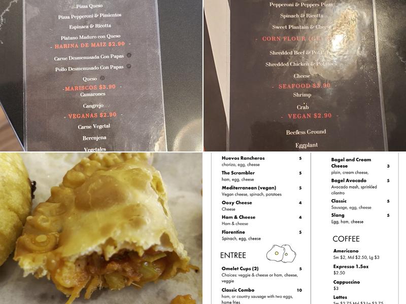 Franchesca's Empanadas Cafe Menu