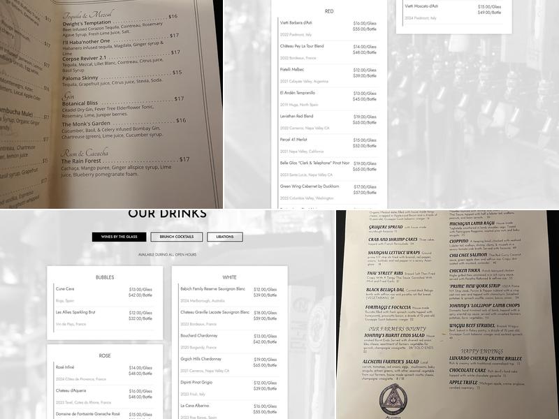 Alchemi Menu