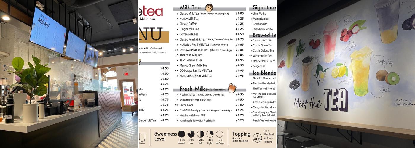 Sharetea Ann Arbor Menu