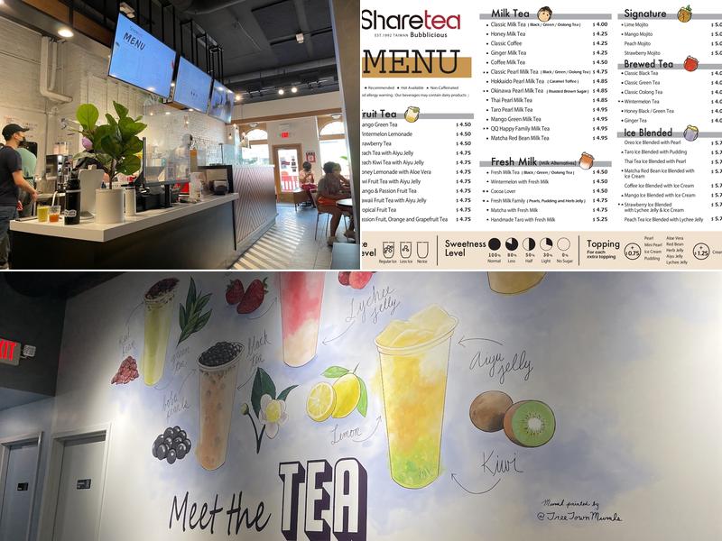Sharetea Ann Arbor Menu