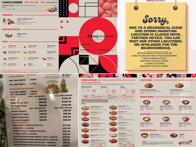 BB.Q Chicken Silverado Ranch Menu